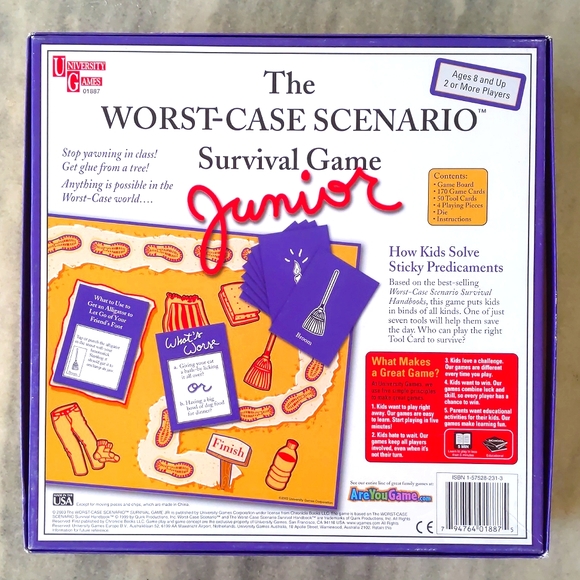 The WORST-CASE SCENARIO Survival Game by University Games 01887. - Picture 2 of 5